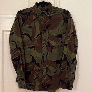 J. Crew Camouflage Button Down Shirt